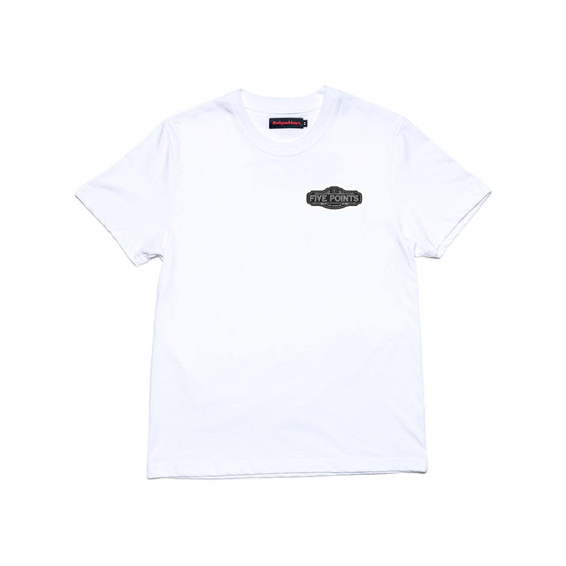 5POINTS SCAPE TEE WHITE 2